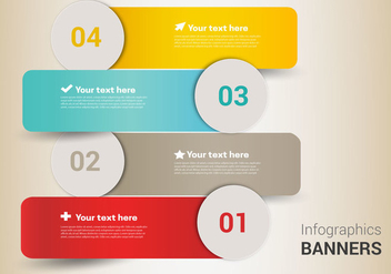 Free Infographic Banners Vector - Free vector #363159