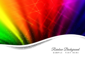 Free Vector Abstract Rainbow Background - Kostenloses vector #364549
