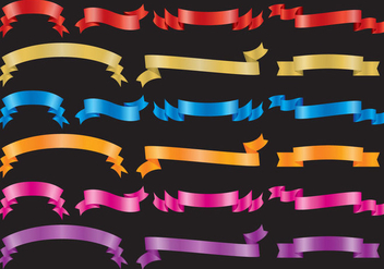 Colorful Sashes - vector gratuit #364689 