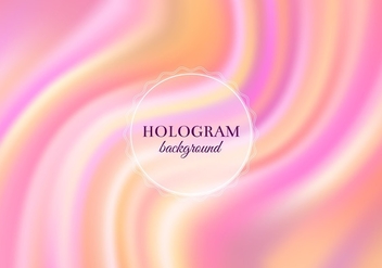 Free Vector Warm Hologram Background - бесплатный vector #364799