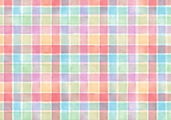 Free Vector Watercolor Plaid Abstract Background - Free vector #364879