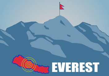 Free Flat Everest Vector - бесплатный vector #366599