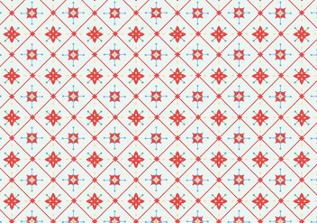 Tile Floral Pattern - vector gratuit #368119 