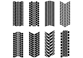 Tire Marks Vector Pack - Kostenloses vector #368469