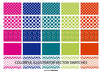 Assorted Illustrator Color and Pattern Swatches - vector gratuit #368849 