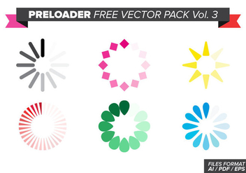 Preloader Free Vector Pack Vol. 3 - Kostenloses vector #369099