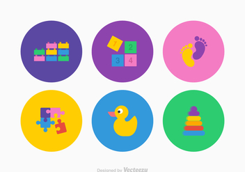 Free Kids Stuff Vector Icons - Free vector #369369