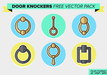 Door Knockers Free Vector Pack - Kostenloses vector #369429