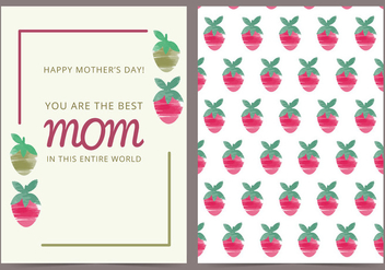 Vector Mother's Day Card - Kostenloses vector #369999