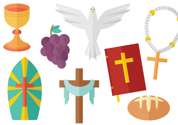 Free Eucharist Icons Vector - бесплатный vector #370329
