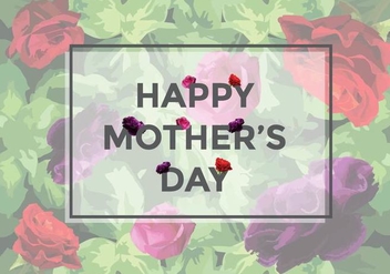 Free Mother's Day Roses Vector - vector #370619 gratis