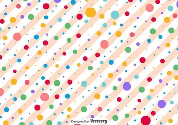 Polka Dots Vector Pattern - бесплатный vector #371399