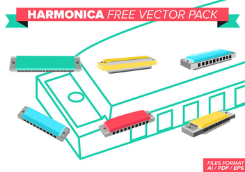 Harmonica Free Vector Pack - vector gratuit #372979 