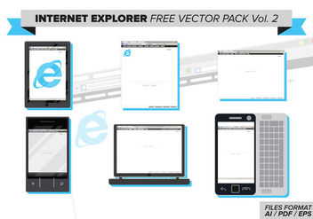 Internet Explorer Free Vector Pack Vol. 2 - бесплатный vector #373019