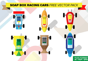 Soap Box Racing Cars Free Vector Pack - vector gratuit #373259 