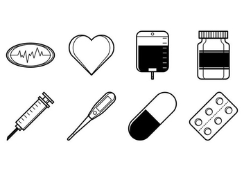 Free Medical Stuff Icon Vector - Free vector #373579