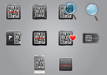 Barcode Scanner Icon - vector gratuit #373729 