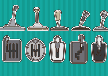 Gearbox Vector Icons - Free vector #374099