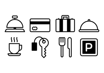 Free Hotel Icons - Kostenloses vector #374779