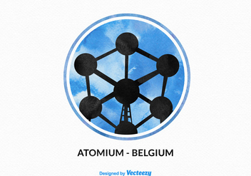 Free Vector Atomium - Kostenloses vector #374829