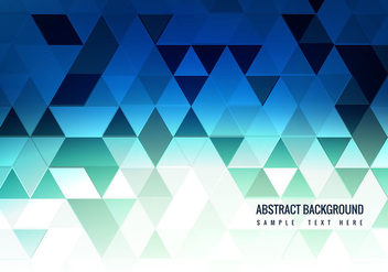Free Vector Blue Polygon Background - Free vector #376509