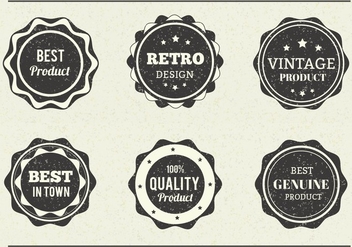 Free Vector Grungy Eroded Labels - vector #377409 gratis