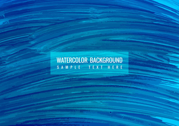 Free Vector Blue Watercolor background - Free vector #378109