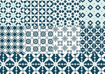 Portuguese Pattern Vector Pack - Free vector #378389