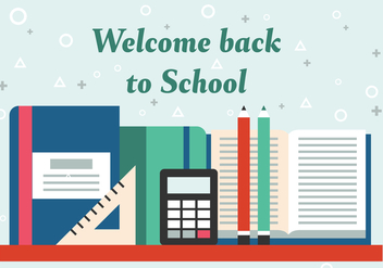 Free Back to School Vector Illustration - Free vector #379079