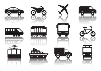 Free Transportation Icons Vector - Free vector #379539