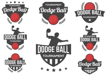 Free Dodge Ball Logo Vector - Kostenloses vector #379609