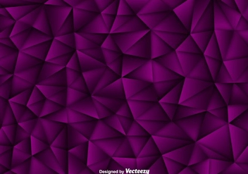 Vector Background Of Purple Polygons - vector gratuit #381269 