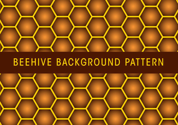 Beehive Background Pattern - Free vector #381489