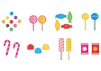Free Candies Vector - Free vector #381609