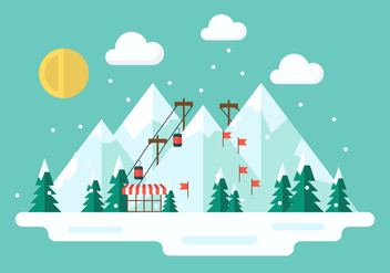 Free Winter Vecor Illustration - Kostenloses vector #382029