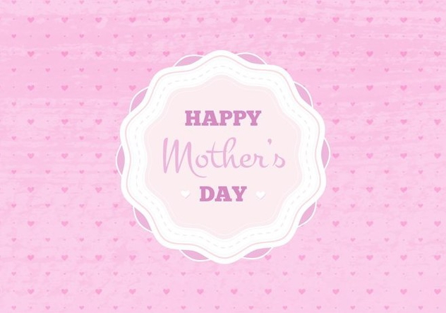 Free Vector Happy Moms Day Illustration - бесплатный vector #383349