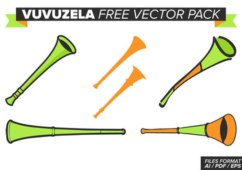 Vuvuzela Free Vector Pack - Kostenloses vector #383529