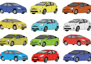 Free Prius Colour Icons - Free vector #383789