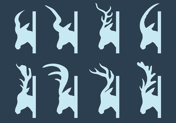 Free Kudu Icons Vector - бесплатный vector #383849
