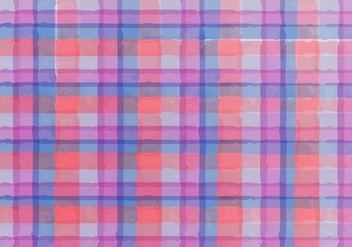Free Vector Watercolor Plaid Background - Free vector #383969