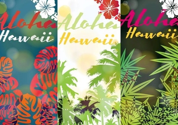 Aloha Hawaii - Free vector #384519