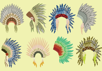 Free Native Bonnet Icons - Free vector #384559
