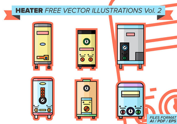 Heater Free Vector Illustrations Vol. 2 - бесплатный vector #384769