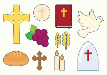 Free Eucharist Icons - vector gratuit #384879 