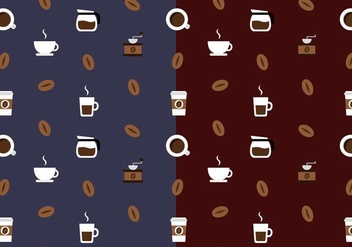 Free Coffee Pattern Vector - Kostenloses vector #385319