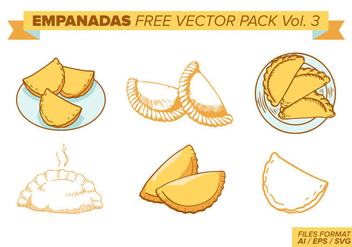 Empanadas Free Vector Pack Vol. 3 - Kostenloses vector #388009