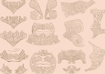 Maori Tattoos - Free vector #388429