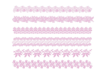 Lace Trim Vector - Free vector #390739