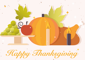 Free Thanksgiving Vector Background - Kostenloses vector #391199