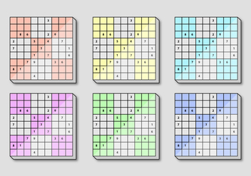 Sudoku Square Board - Free vector #391619